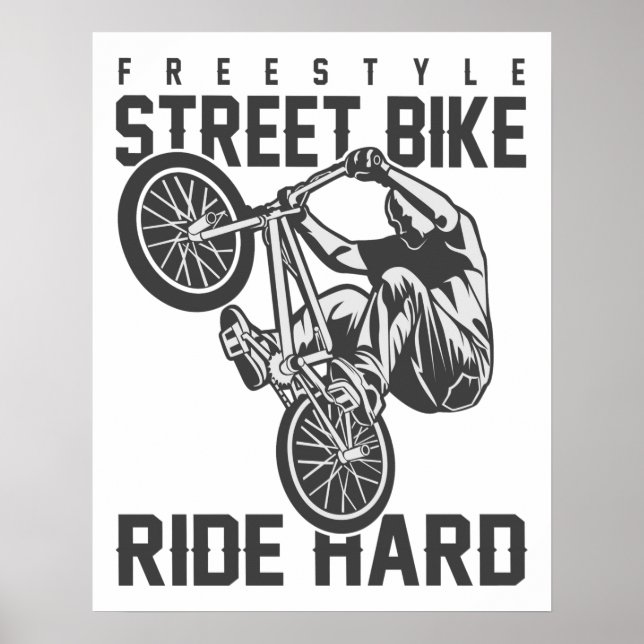 Street Bike Poster (Vorne)