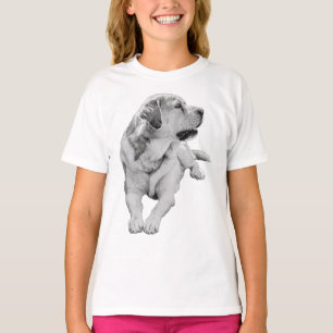 Street-Calm Labrador, Soft Tones T-Shirt