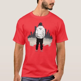 Street Culture Eleganz coole kulturelle Rap-Beklei T-Shirt