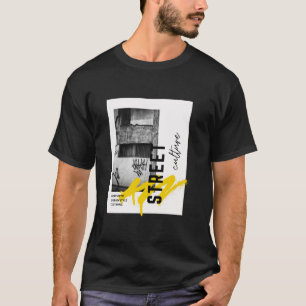 Street Culture Urbane Ästhetik Monochrome Fotograf T-Shirt