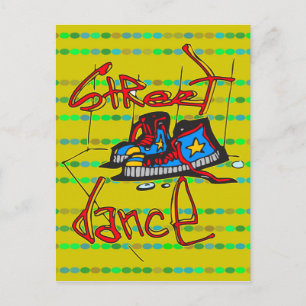 Street Dance and Shoes Postkarte