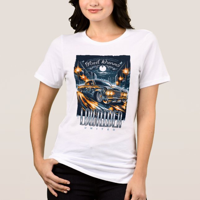 Street Dreams Lowrider Tri-Blend Shirt (Vorderseite)