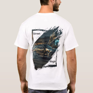 Street Eagle Night Drive T‑Shirt Auto & Adler Ku T-Shirt