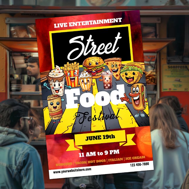 Street Food Festival | LKW Flyer (Von Creator hochgeladen)