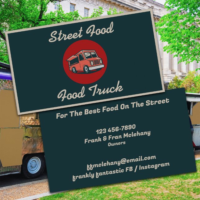 Street Food LKW Visitenkarte (Von Creator hochgeladen)
