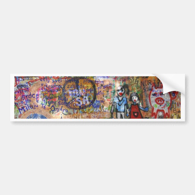 Street Graffiti Artwork Autoaufkleber (Vorne)