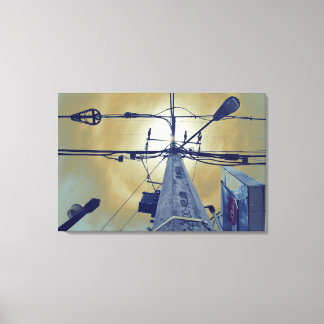 "Street Halo" Canvas Print Leinwanddruck