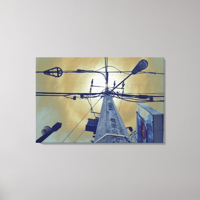 "Street Halo" Canvas Print Leinwanddruck (Vorderseite)