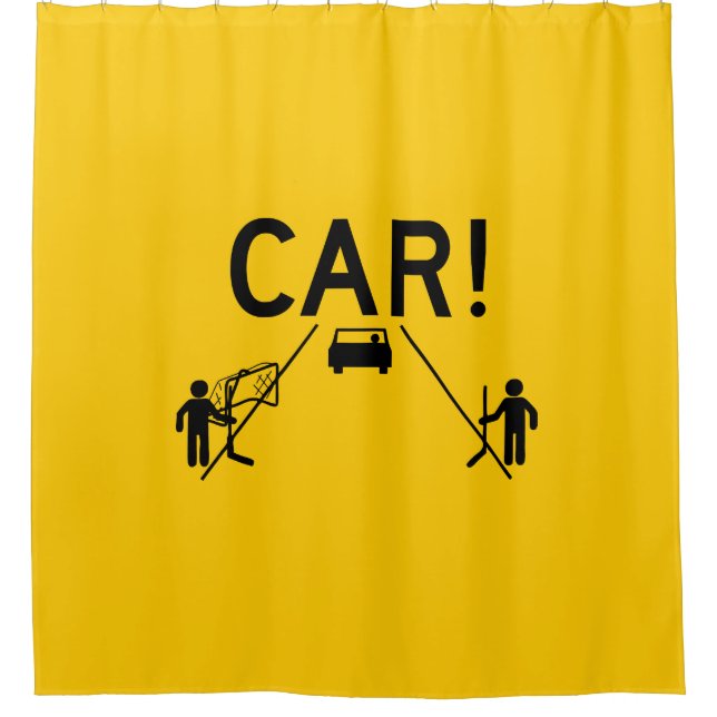 Street Hockey CAR Duschvorhang (Vorderseite)