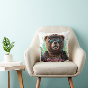 Street Legend Bear - Cooles Grafikdesign Kissen