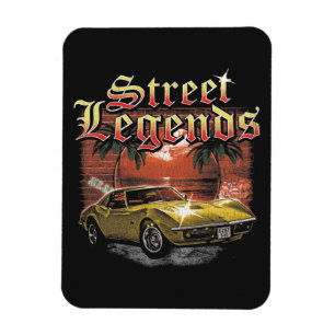 Street Legends - Urban Streetwear Design Magnet