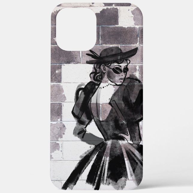 "Street Muse - Fashion on the Wall" Case-Mate iPhone Hülle (Rückseite)