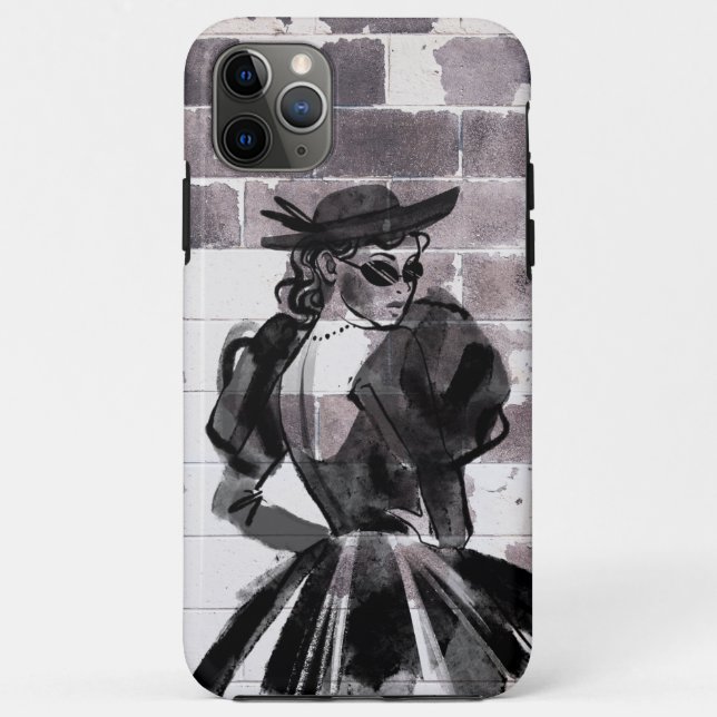 "Street Muse - Fashion on the Wall" Case-Mate iPhone Hülle (Rückseite)