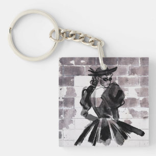 "Street Muse - Fashion on the Wall" Schlüsselanhänger
