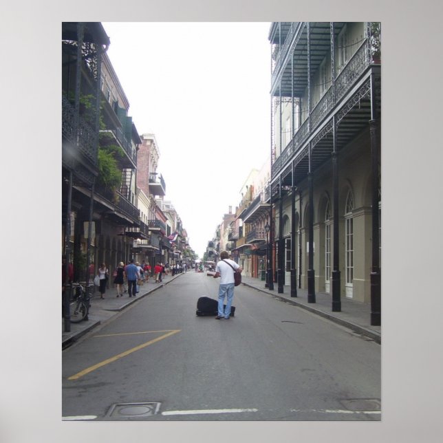 Street Musician Poster (Vorne)