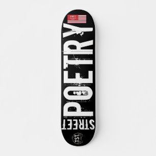 STREET POETRY Skateboard, 7¾ Zoll Deck Skateboard