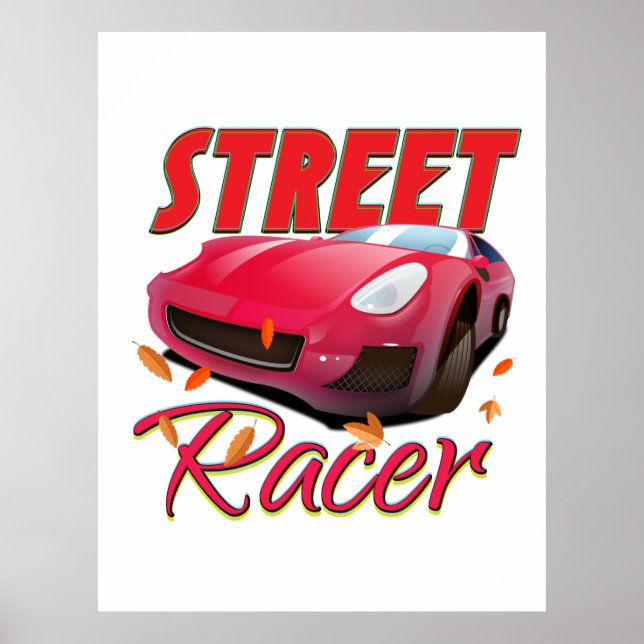 Street Racer Poster (Vorne)