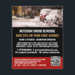 Street Scene, Snow Removal Company Werbung Flyer<br><div class="desc">Street Scene,  Snow Removal Company Werbung Flyer durch den Business Card Store.</div>