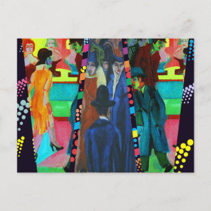 Street Scene von Ernst Ludwig Kirchner Postkarte