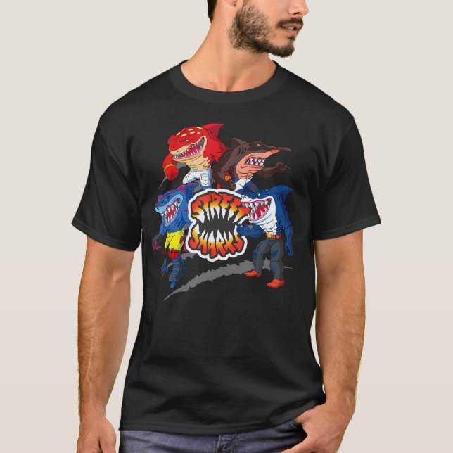 Street Sharks - Es ist eine fantastische Zeit T-Shirt (Vorderseite)