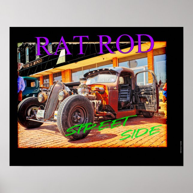 Street Side - Rat Rod Poster (Vorne)