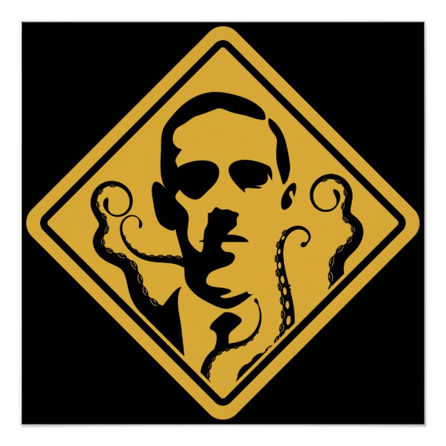 Street Sign Lovecraft Poster (Vorderseite)