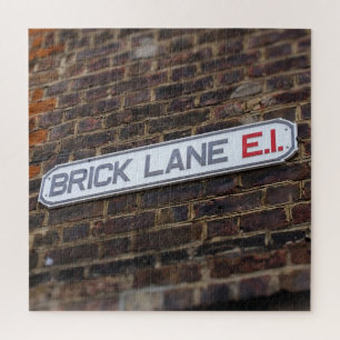 Street Signs of London Brick Lane - 20x20 - 676 pc