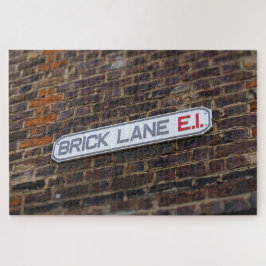 Street Signs of London Brick Lane - 20x30 -1014 pc