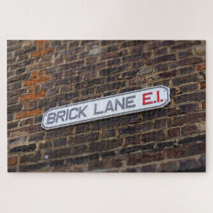 Street Signs of London Brick Lane - 20x30 -1014 pc