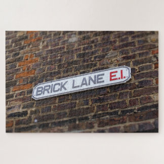 Street Signs of London Brick Lane - 20x30 -1014 pc