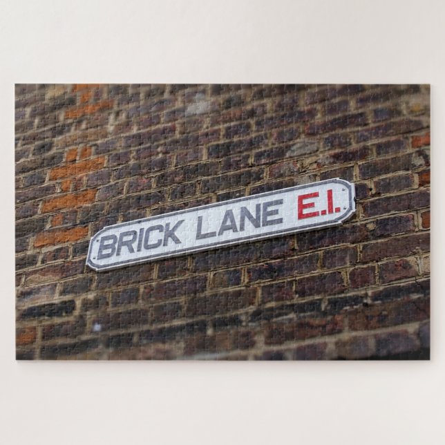 Street Signs of London Brick Lane - 20x30 -1014 pc (Horizontal)