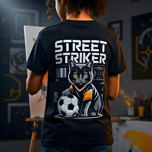 Street Striker Fußball-Katz T-Shirt