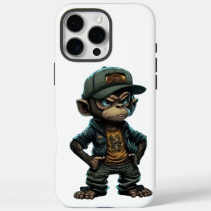 Street Style Monkey Urban Attitude iPhone 16 Pro Max Hülle