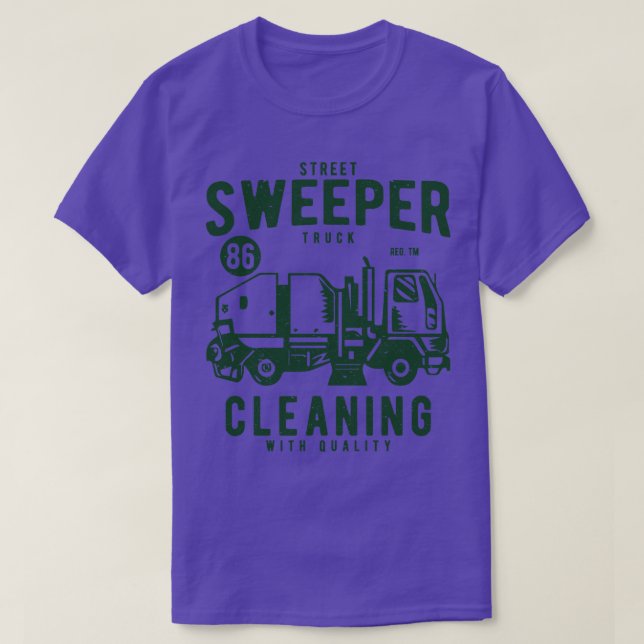 Street Sweeper Truck T-Shirt (Design vorne)