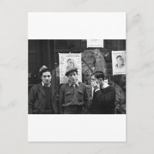 Street Toughs für FDR: 1936 Postkarte