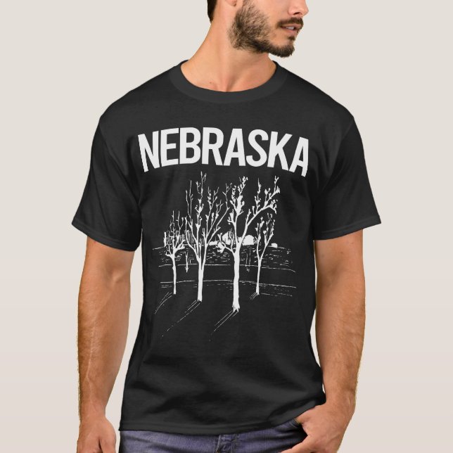 Street Trees Nebraska T-Shirt (Vorderseite)