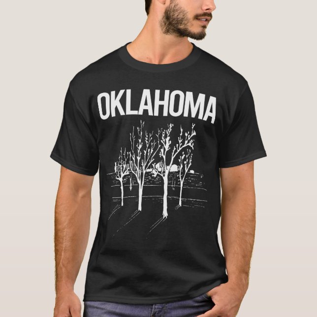 Street Trees Oklahoma T-Shirt (Vorderseite)