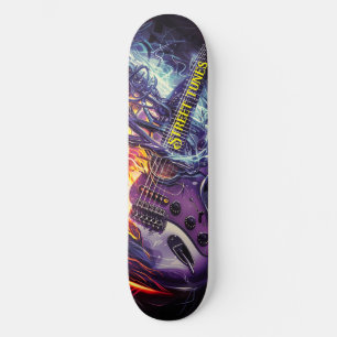 Street Tunes elektrische Gitarre Skateboard