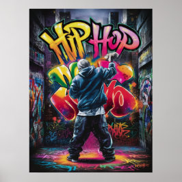 Street Urban Style Graffiti Poster