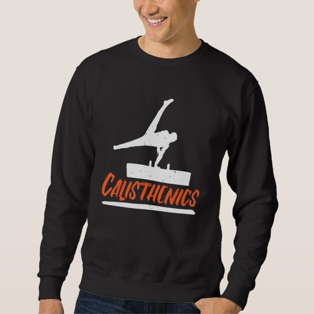 Street Workout Calisthenics Workout Handstand Sweatshirt (Vorderseite)