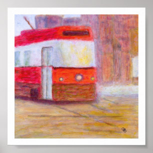 Streetcar, Poster/Print on Paper oder Leinwand Poster