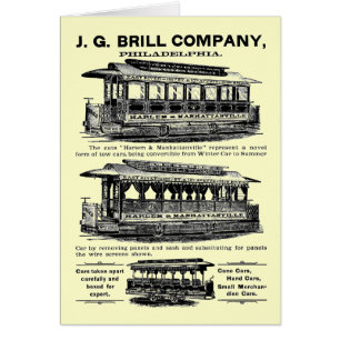 Streetcars und Laufkatzen Brill Company