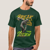 Streetwear-Grafik 'Die Form sprengen'