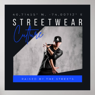 Streetwear-Kultur Urbaner Tanzstil Poster