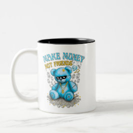 Streetwear Retro Matching Gamma Blue , streetwear  Zweifarbige Tasse