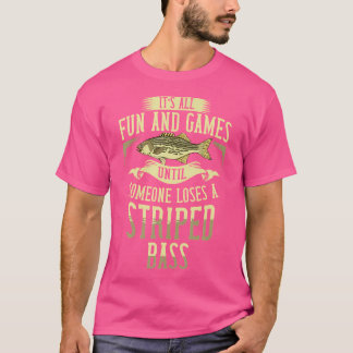 Streichbarsch Angeln Rockfish Lures T-Shirt