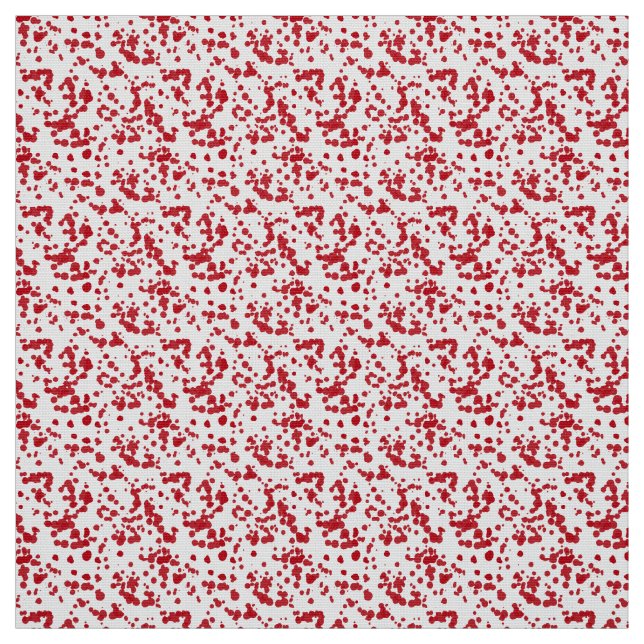 Streiche mit roter Farbe. Stoff (Muster)