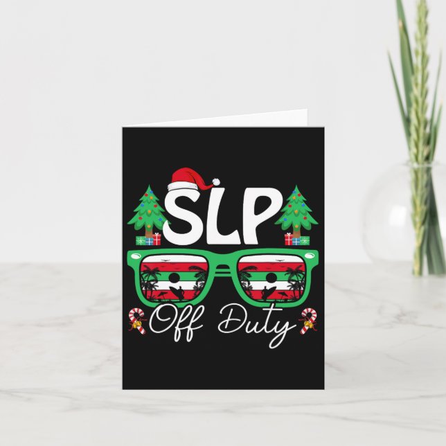 Streichen Sie den Dienst Xmas Speech Language Path Karte (Vorderseite)
