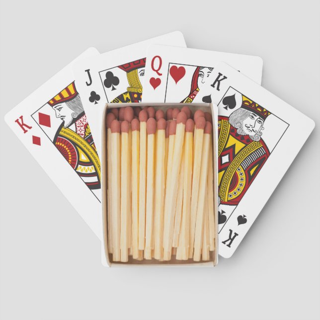 Streichholzschachtel Spielkarten (Rückseite)