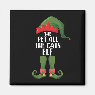 Streichle alle Katzen Elf passend zur Familie Weih Magnet